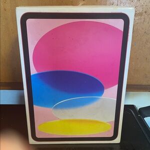 Apple Vibrant Oval (empty Box)  - Pink, Blue, Yellow